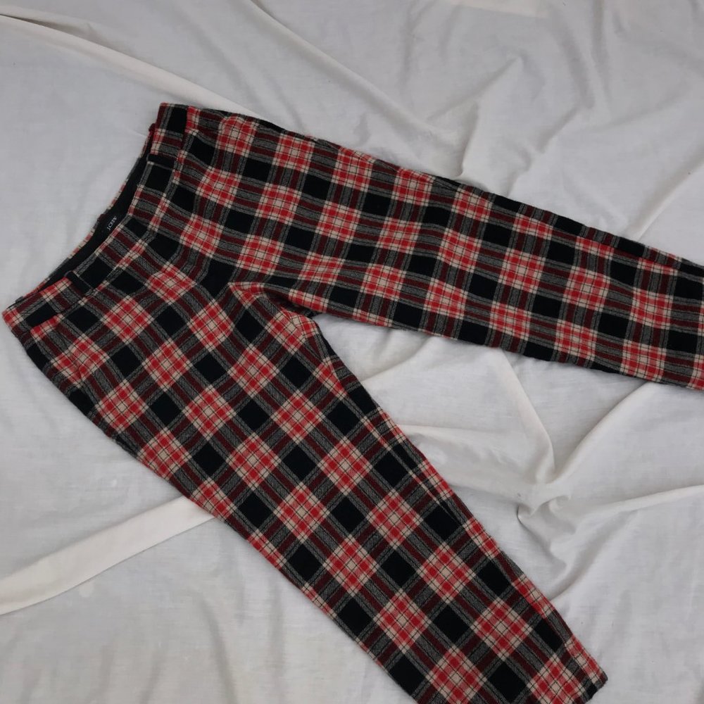 J.Crew flannel ankle length pants